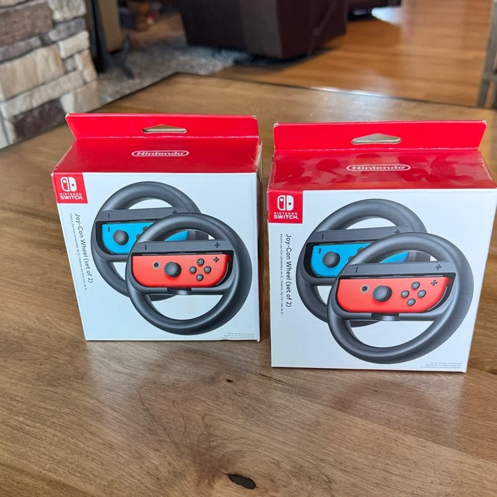 Nintendo Joy-Con Wheel Set - Red and Blue 2 available